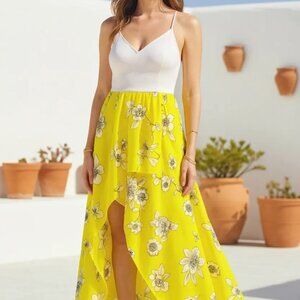 Alice + Olivia Floral Maxi Skirt